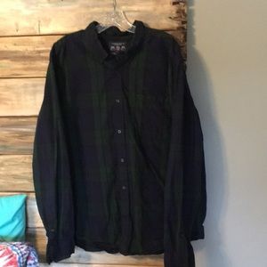 Cotton plaid American Eagle Prep Fit